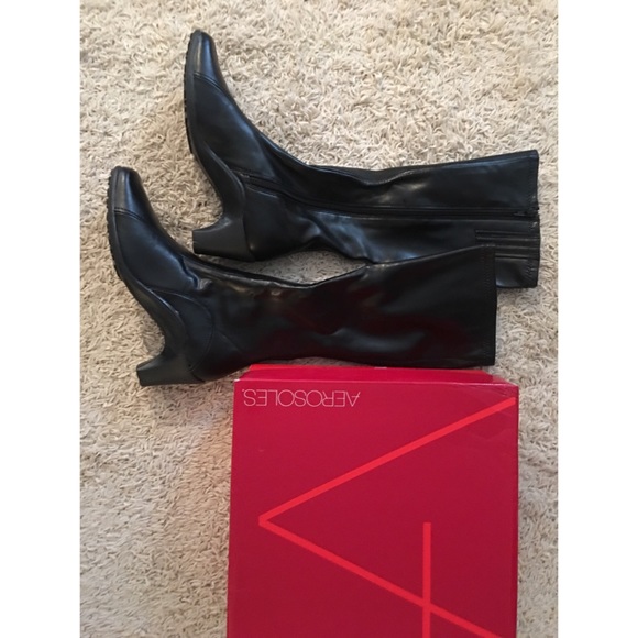 AEROSOLES Shoes - Aerosoles Lasticity Black Boots NWOT Size 8.5